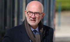 Pierre Moscovici à Paris, le 26 mars 2026. ( AFP / LUDOVIC MARIN )