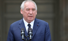 L'ancien Premier ministre François Bayrou à Matignon à Paris le 10 septembre 2025 ( POOL / Ludovic MARIN )