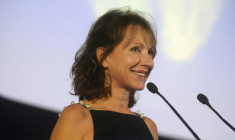 L'actrice française Nathalie Baye, le 4 octobre 2003 lors du Festival du film de Marrakech  ( AFP / ABDELHAK SENNA )