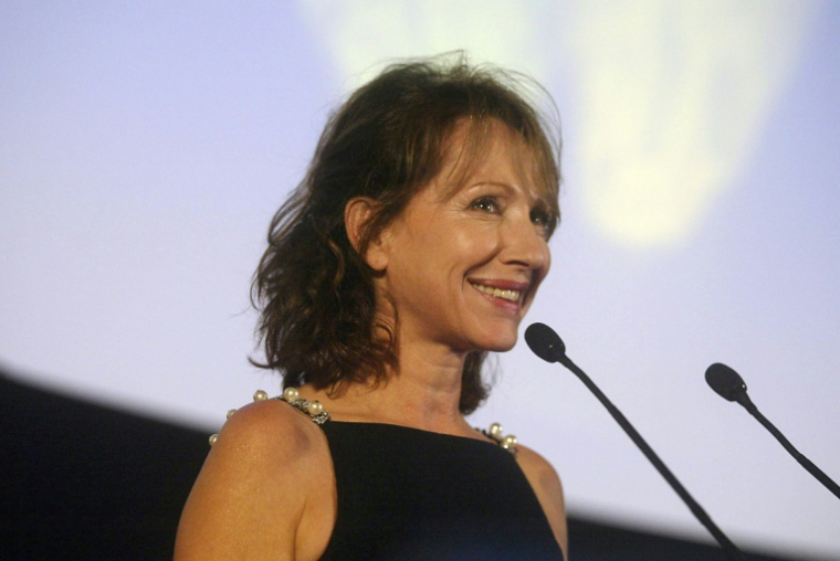 L'actrice française Nathalie Baye, le 4 octobre 2003 lors du Festival du film de Marrakech  ( AFP / ABDELHAK SENNA )