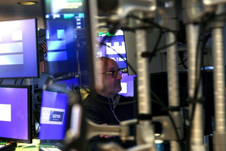 Un opérateur à la Bourse de New York le 13 octobre 2025 ( AFP / TIMOTHY A. CLARY )