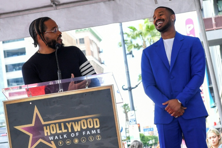 Michael B. Jordan et Ryan Coogler à Hollywood, en Californie, le 1er mars 2023 ( AFP / VALERIE MACON )