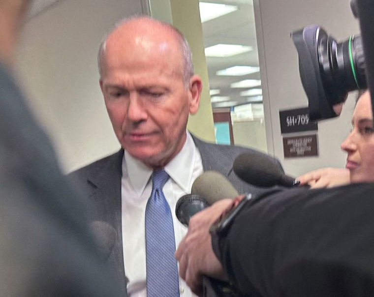 Photo d'archives du directeur général de Boeing, Dave Calhoun