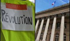 Il est difficile d'établir un quelconque effet «gilets jaunes» en Bourse, et une réaction propre de la place de Paris par rapport aux autres places. (crédit : Ella87 / L. Grassin)
