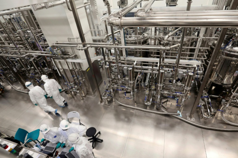 Dans l'usine de Verkor à Bourbourg, le 11 décembre 2025 ( AFP / Francois LO PRESTI )