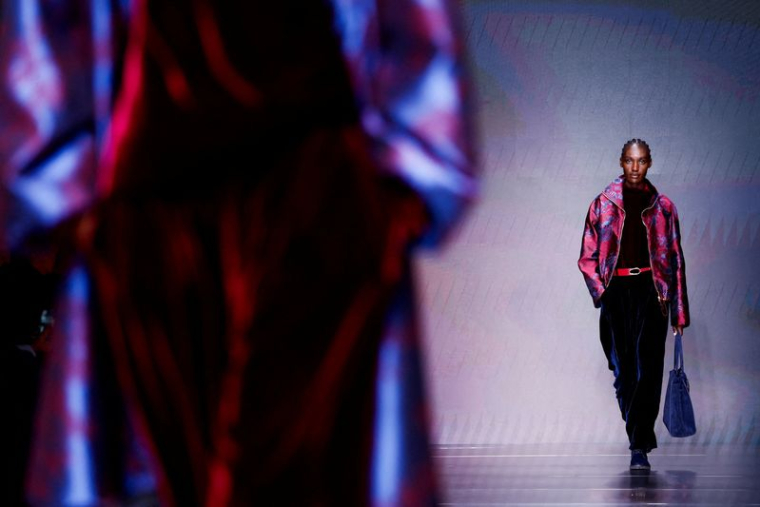 Collection Giorgio Armani automne/hiver 2026/2027 lors de la semaine de la mode à Milan