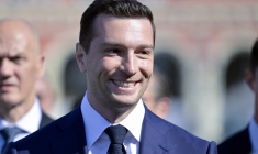 Jordan Bardella, à Nice, le 14 juillet 2026 ( POOL / PHILIPPE MAGONI )