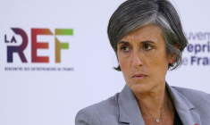 Céline Berthon à Paris, le 26 août 2026. ( AFP / THOMAS SAMSON )