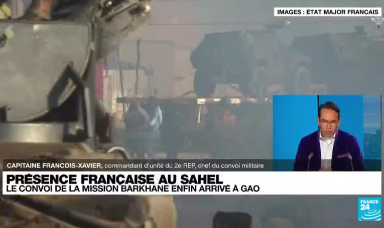 Le convoi militaire de l'opération Barkhane attaqué au Niger est arrivé à Gao