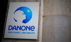 Photo d'archives du logo de Danone
