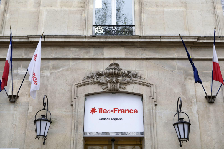 Photographie du Conseil régional d'Île-de-France prise le 20 décembre 2012 à Paris. ( AFP / EDOUARD DE MARESCHAL )