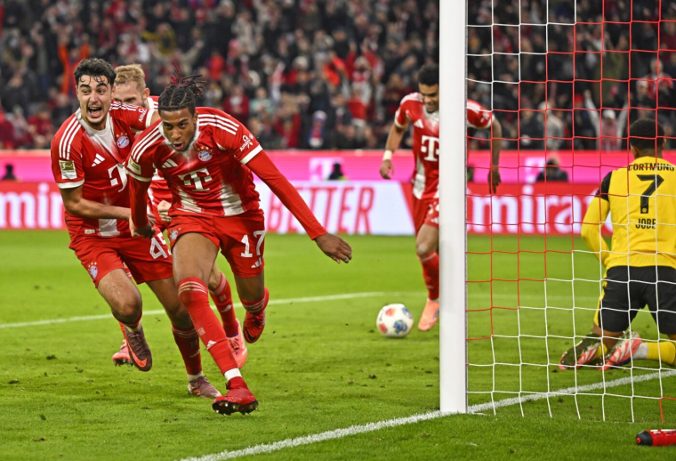 Le Bayern poursuit son chemin contre Dortmund avec un Olise buteur