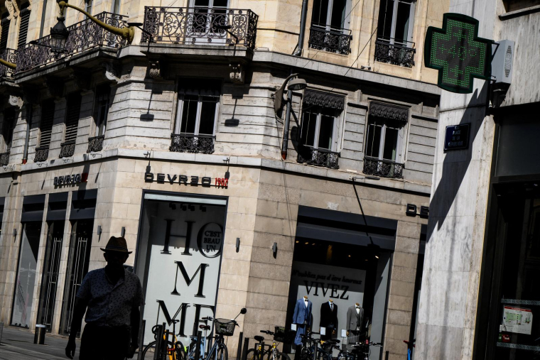 40 °C à Lyon, le 21 août 2023. ( AFP / JEFF PACHOUD )