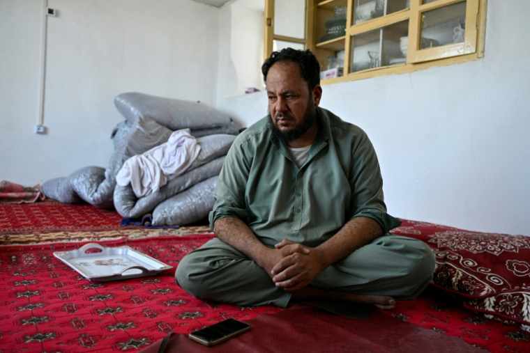 Khan Yousufi, chez lui dans la province de Logar, au sud de Kaboul, le 26 août 2026 ( AFP / Wakil KOHSAR )