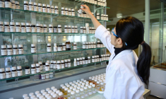 Un laboratoire de parfumerie de Givaudan. ( AFP / ERIC FEFERBERG )