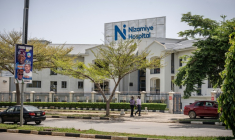 L’hôpital Nizamiye à Abuja, le 21 octobre 2026, après un cas confirmé de virus Ebola au Nigeria ( AFP / Light Oriye Tamunotonye )
