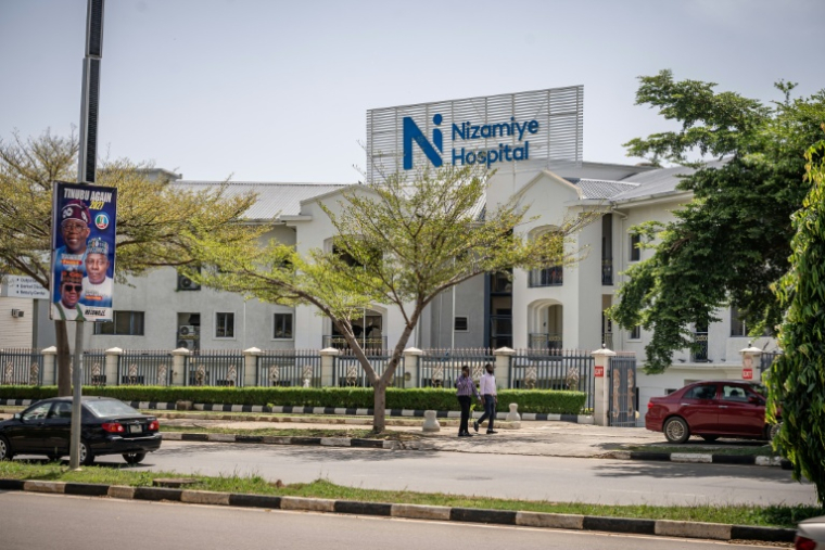 L’hôpital Nizamiye à Abuja, le 21 octobre 2026, après un cas confirmé de virus Ebola au Nigeria ( AFP / Light Oriye Tamunotonye )
