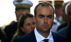 Sébastien Lecornu à Liboure, le 3 juillet 2025. ( AFP / CHRISTOPHE ARCHAMBAULT )