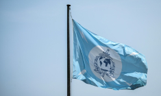 Interpol, dont le siège à Lyon en France, a élu le 27 novembre son nouveau président, le Français Lucas Philippe ( AFP / OLIVIER CHASSIGNOLE )