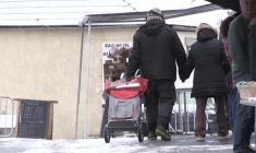 Les premiers flocons de neige tombent en Auvergne