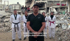 À Gaza, reprise des cours de taekwondo après trois ans d'arrêt