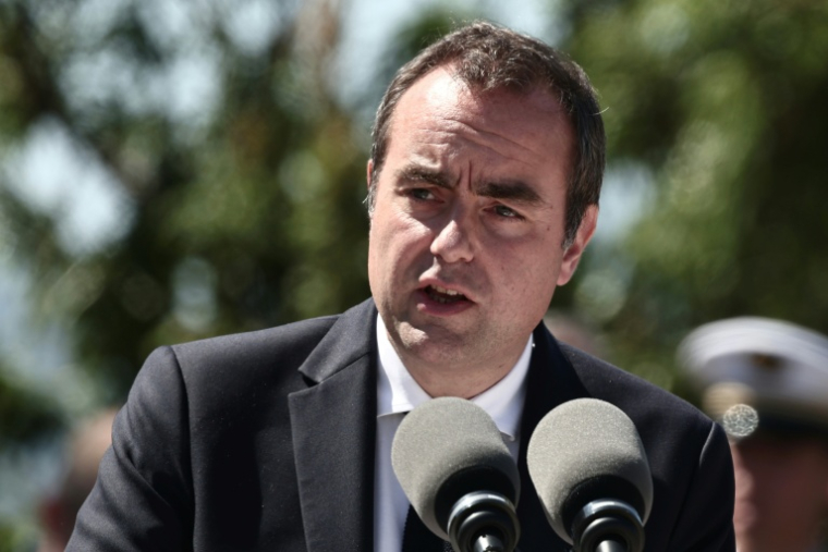 Le Premier ministre Sébastien Lecornu à Marseille le 24 avril 2026 ( AFP / Thibaud MORITZ )