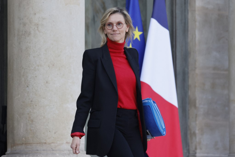 Agnès Pannier-Runacher à Paris, le 15 novembre 2023. ( AFP / LUDOVIC MARIN )