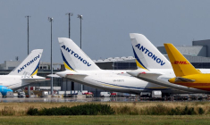 L'aéroport de Leipzig/Halle après la découverte d'un drone près d'une piste, à Schkeudlitz