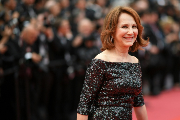 L'actrice française Nathalie Baye au festival de Cannes, le 14 mai 2019 ( AFP / LOIC VENANCE )