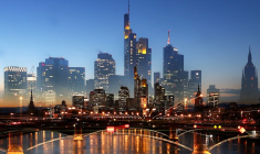 La skyline du quartier financier de Francfort