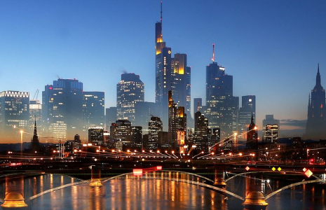 La skyline du quartier financier de Francfort