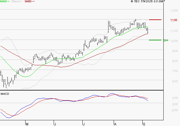FORVIA SE : Une consolidation vers les supports est probable