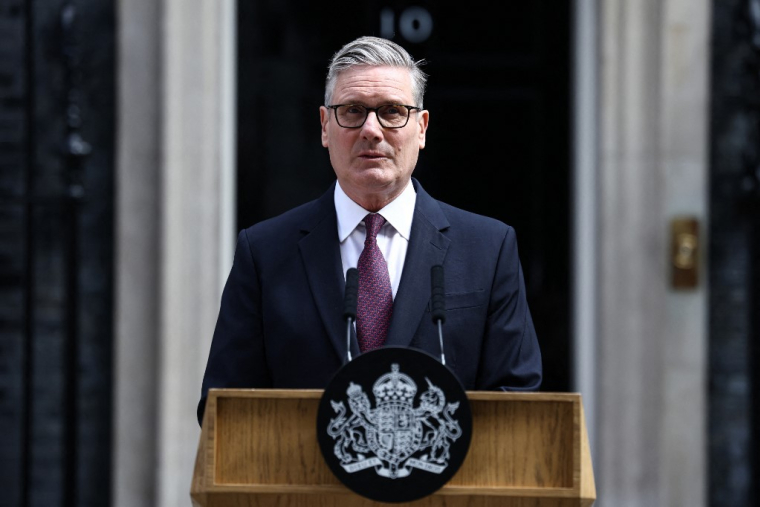 Keir Starmer à Londres, au Royaume-Uni, le 22 juin 2026. ( AFP / HENRY NICHOLLS )