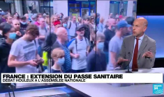 France : débat houleux à l'Assemble nationale sur extension du passe sanitaire :