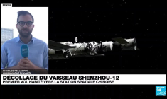 Décollage de la première mission habitée vers la station spatiale chinoise