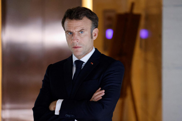 Emmanuel Macron à Bali, à l'occasion du G20, le 16 novembre 2022.(Photo by Ludovic MARIN / POOL / AFP) ( POOL / LUDOVIC MARIN )