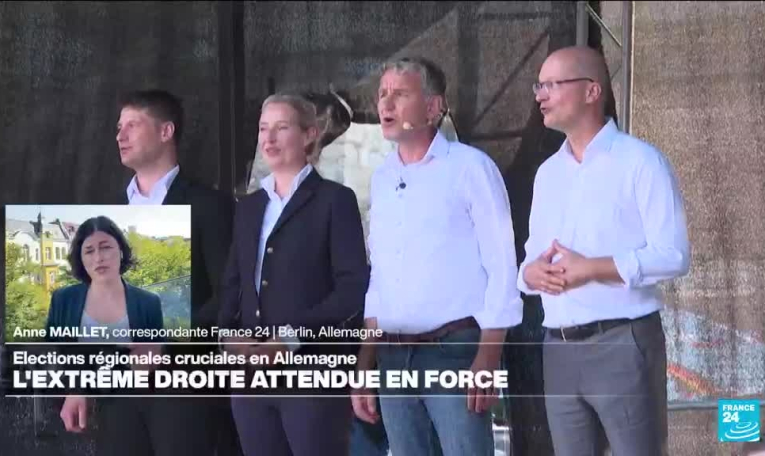 Allemagne: l'extrême droite attendue en force dans deux élections régionales