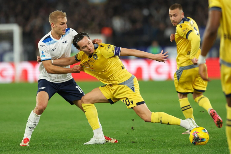 La Lazio concède le nul contre l'Udinese