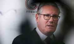 Le Premier ministre britannique Keir Starmer en marge du G7 à Evian, France, le 16 juin 2026 ( POOL / Isabel Infantes )
