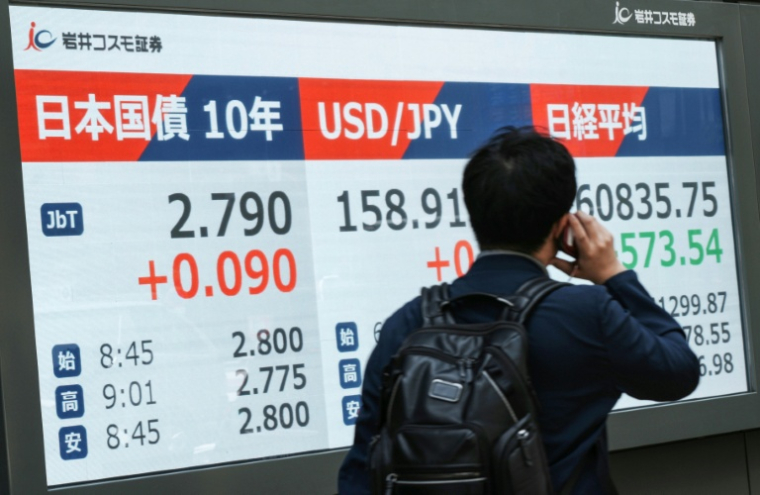 L'économie japonaise a résisté au premier trimestre 2026, avec une croissance de 0,5%, mais l'inflation entraînée par la guerre au Moyen-Orient complique l'équation pour Tokyo ( AFP / Kazuhiro NOGI )