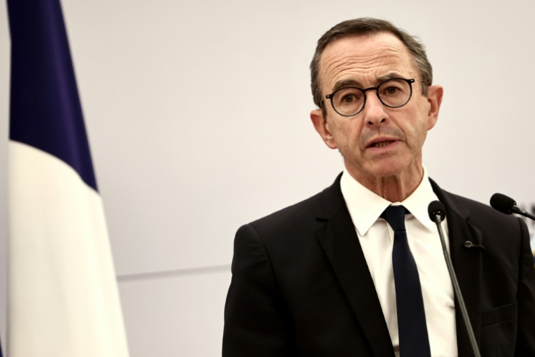 Le ministre de l'Intérieur Bruno Retailleau, le 10 septembre 2025 à Paris ( AFP / Thibaud MORITZ )