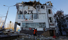 Conséquences des bombardements à Donetsk