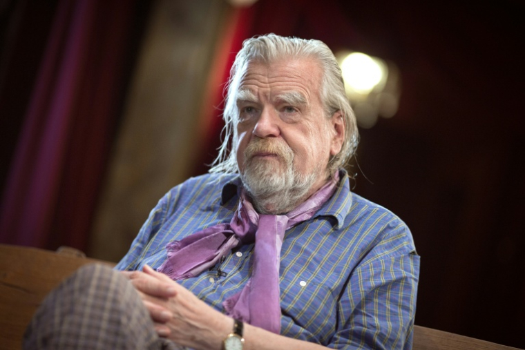 Le comédien franco-britannique Michael Lonsdale décédé en 2020, à Paris le 18 septembre 2012 ( AFP / JOEL SAGET )