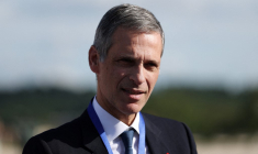 CMA Media est détenu par l'armateur CMA CGM, dirigé par le milliardaire Rodolphe Saadé, ici à Versailles le 1er juin 2026. ( POOL / GONZALO FUENTES )
