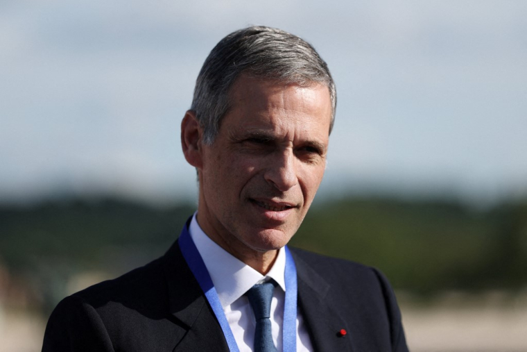 CMA Media est détenu par l'armateur CMA CGM, dirigé par le milliardaire Rodolphe Saadé, ici à Versailles le 1er juin 2026. ( POOL / GONZALO FUENTES )