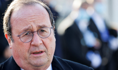 François Hollande, le 11 novembre 2021, à Paris ( POOL / LUDOVIC MARIN )