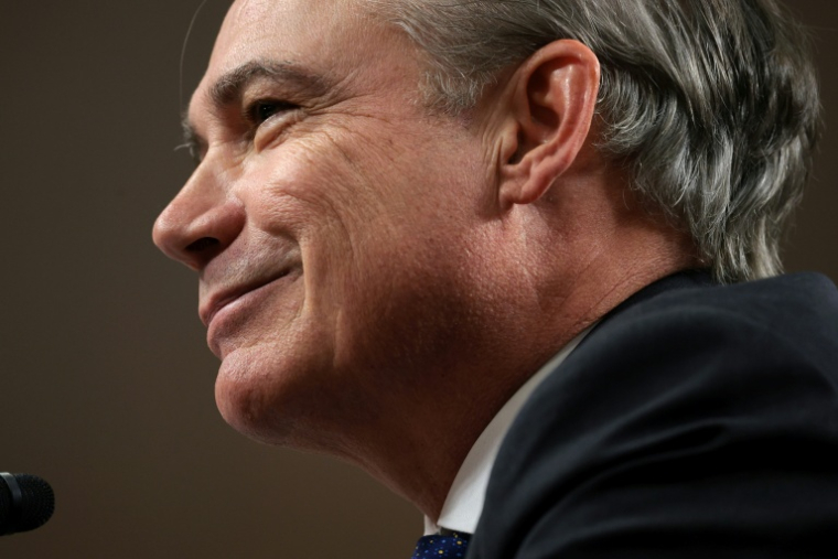 Kelly Ortberg, PDG de Boeing, le 2 avril 2025 à Washington. ( GETTY IMAGES NORTH AMERICA / WIN MCNAMEE )