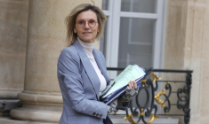 Agnes Pannier-Runacher, le 22 décembre 2022, à Paris ( AFP / Geoffroy Van der Hasselt )