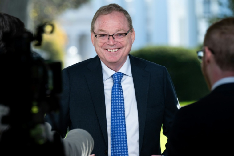 Kevin Hassett, le principal conseiller économique de Donald Trump, à Washington le 24 octobre 2025 ( AFP / SAUL LOEB )