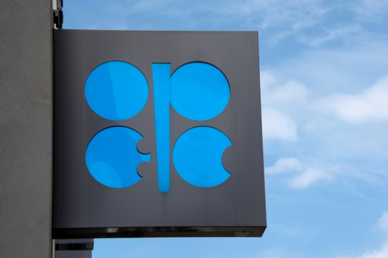 Le logo de l'OPEP à Vienne, en Autriche, le 4 octobre 2022 ( AFP / JOE KLAMAR )